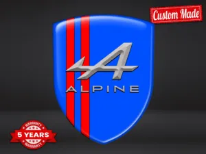 Alpina Adesivi Vinile su Misura Auto Durevoli Standard Top